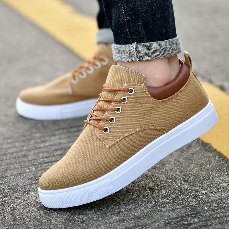 Sneakers - Canvas Blend Upper & Breathable Everyday Grip