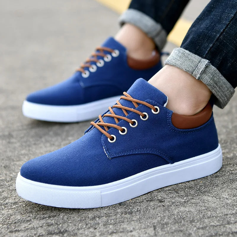 Sneakers - Canvas Blend Upper & Breathable Everyday Grip