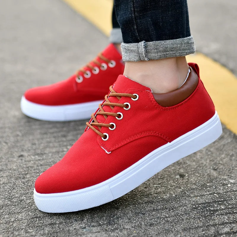 Sneakers - Canvas Blend Upper & Breathable Everyday Grip