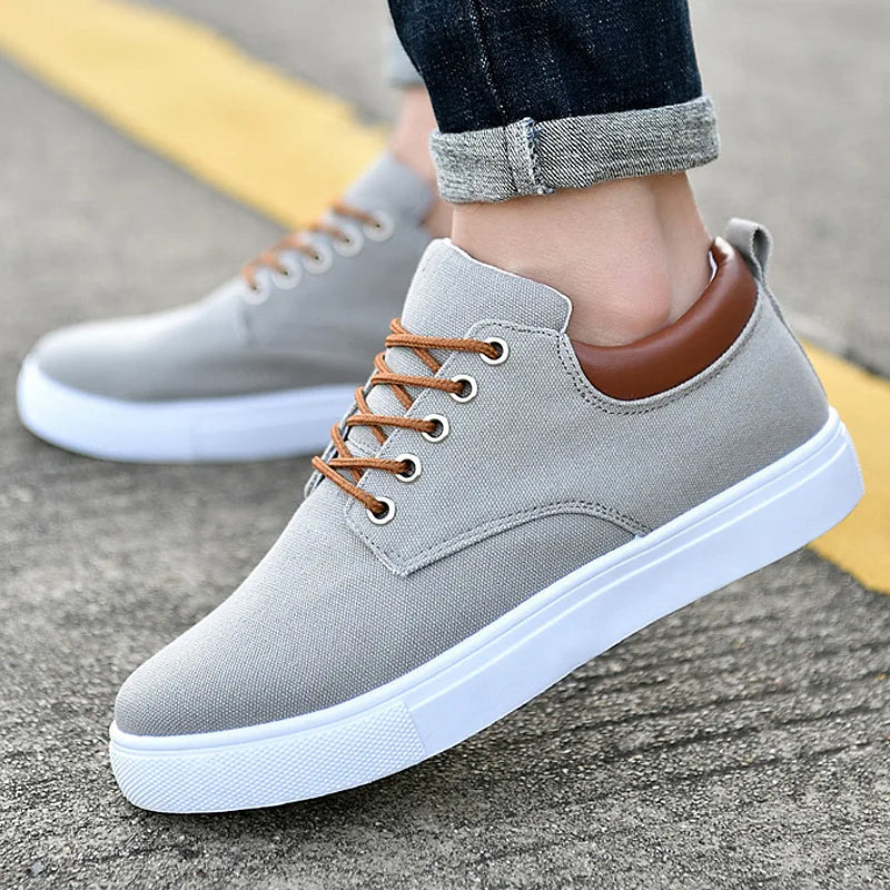 Sneakers - Canvas Blend Upper & Breathable Everyday Grip