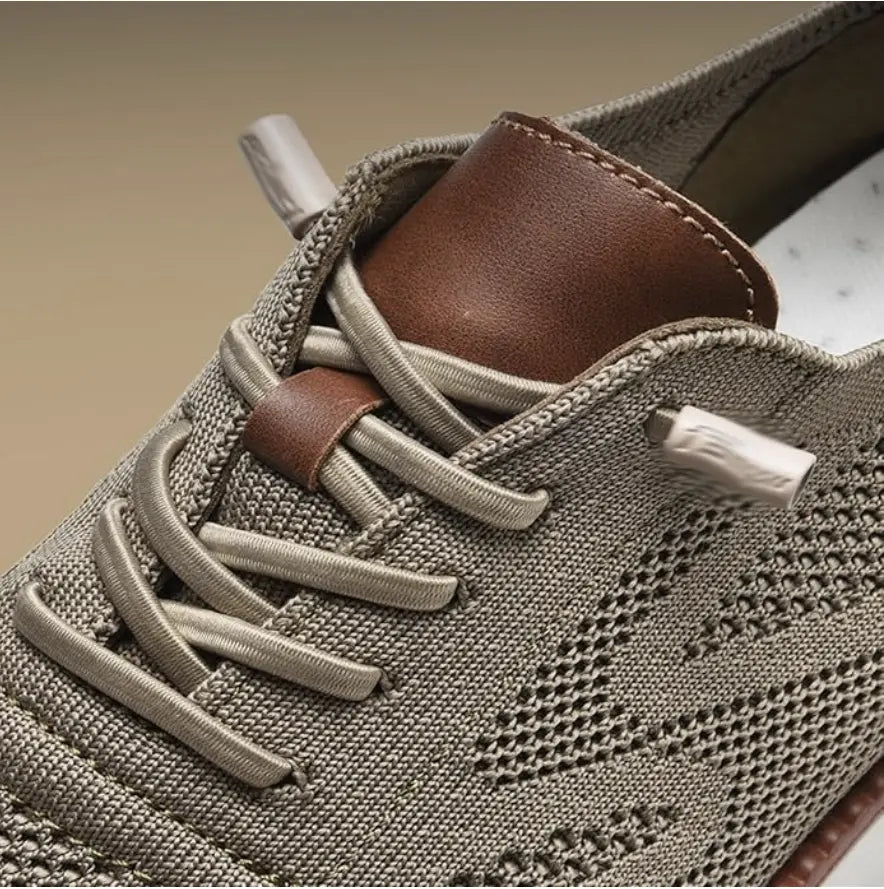 Sneakers - Knit Blend Upper & Cushioned Shock Absorption