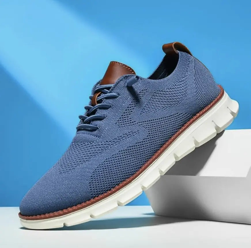 Sneakers - Knit Blend Upper & Cushioned Shock Absorption