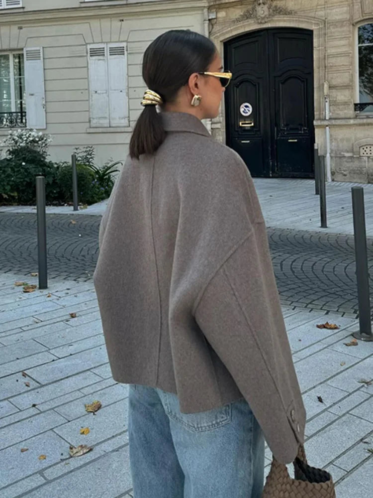 Soft-Blend Cardigan - Classic Collar & Button Front Fit