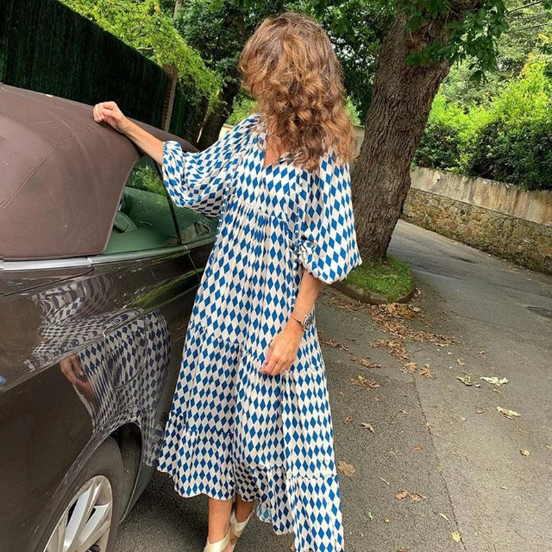 Soft-Blend Dress - Flowy Maxi Shape And Easy Movement