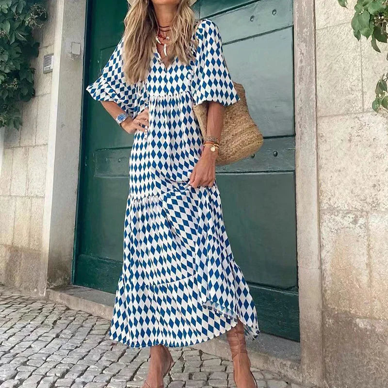 Soft-Blend Dress - Flowy Maxi Shape And Easy Movement