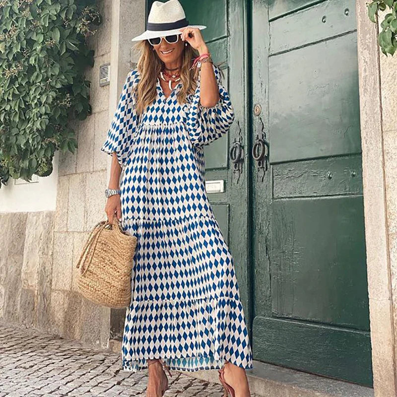 Soft-Blend Dress - Flowy Maxi Shape And Easy Movement