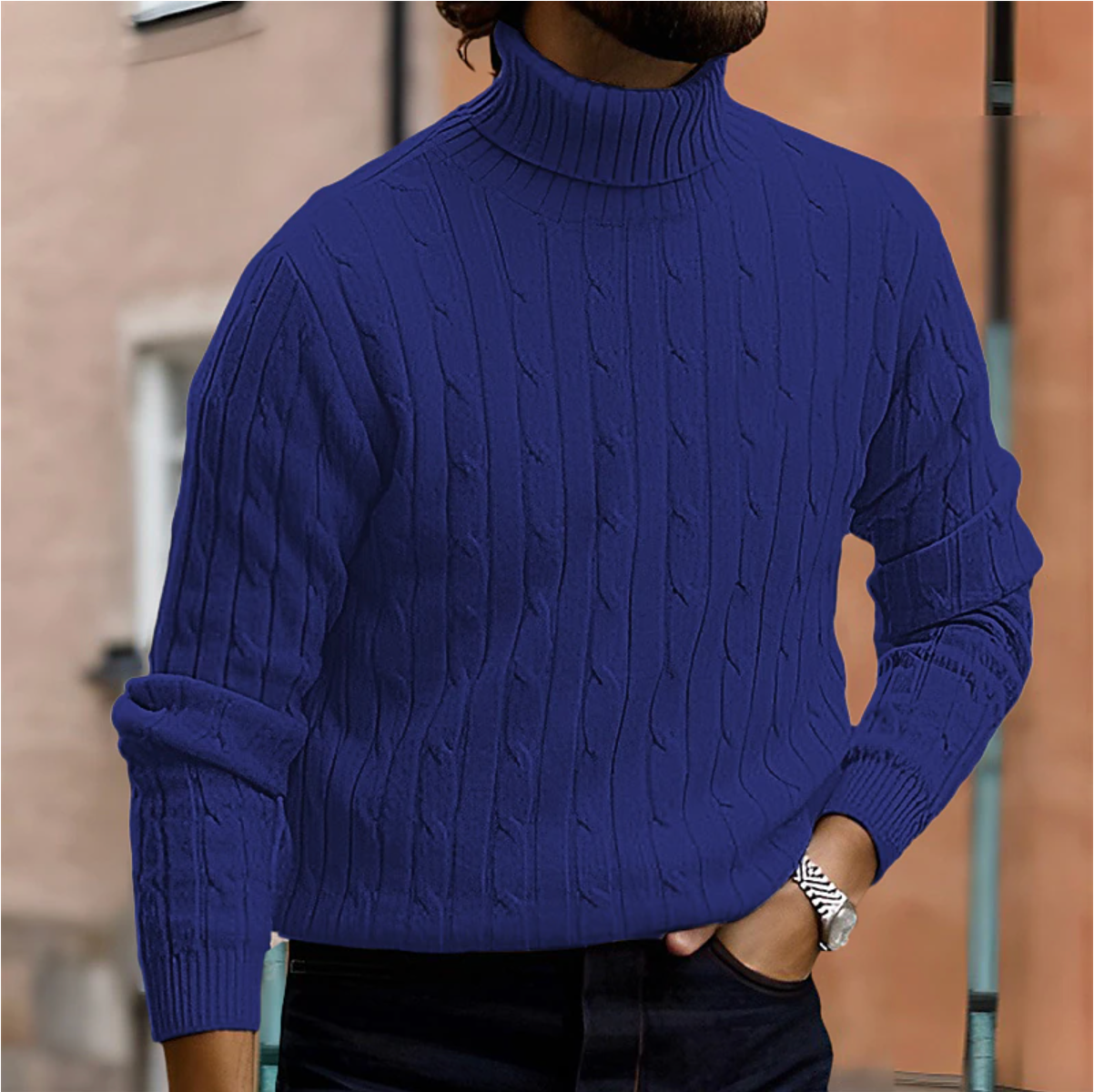 Soft-Blend Jumper – High Neck Shape & Extra Warm Comfort
