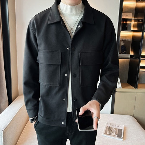 Soft Blend Sweater Jacket - Relaxed Cut & Warm Retention