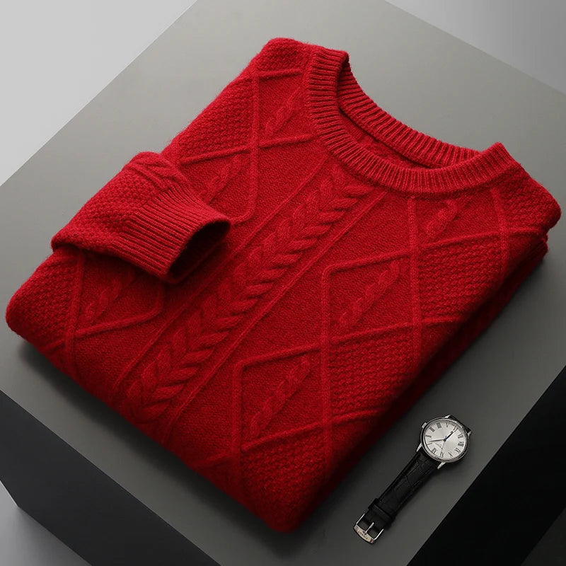 Soft-Blend Sweater – Raised Knit Texture & Holds Shape