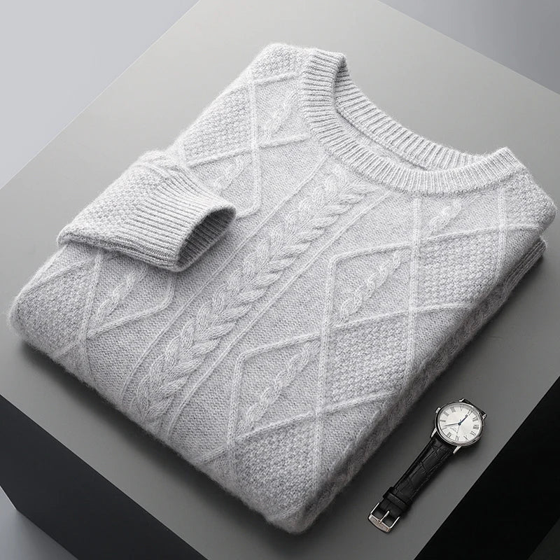 Soft-Blend Sweater – Raised Knit Texture & Holds Shape