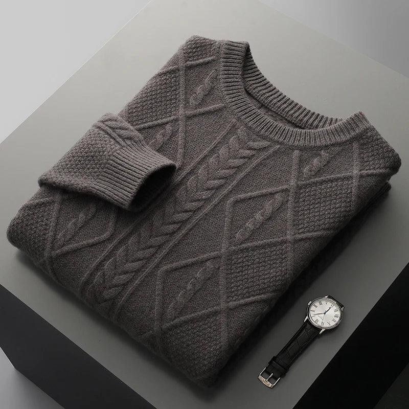 Soft-Blend Sweater – Raised Knit Texture & Holds Shape
