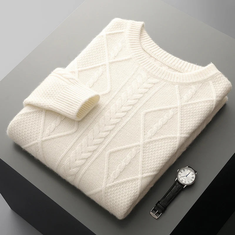 Soft-Blend Sweater – Raised Knit Texture & Holds Shape