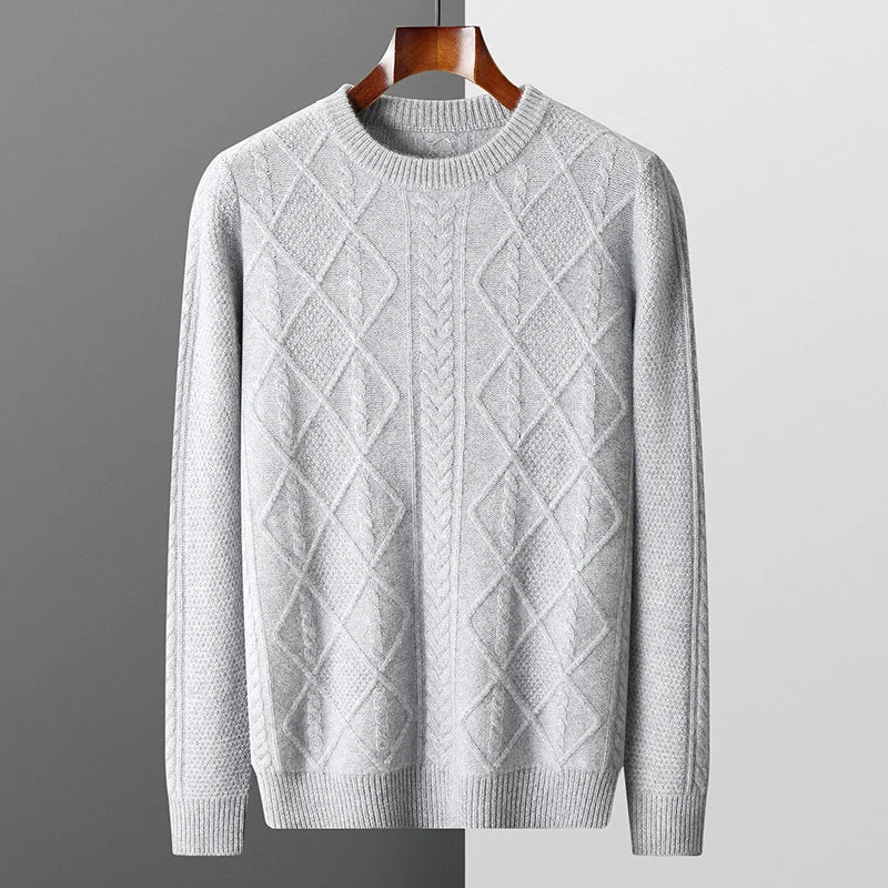 Soft-Blend Sweater – Raised Knit Texture & Holds Shape