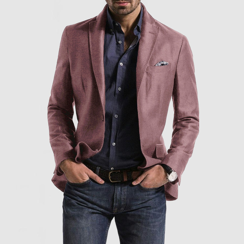 Suit Jacket - Polyester Blend Structured Cut & Room To Move