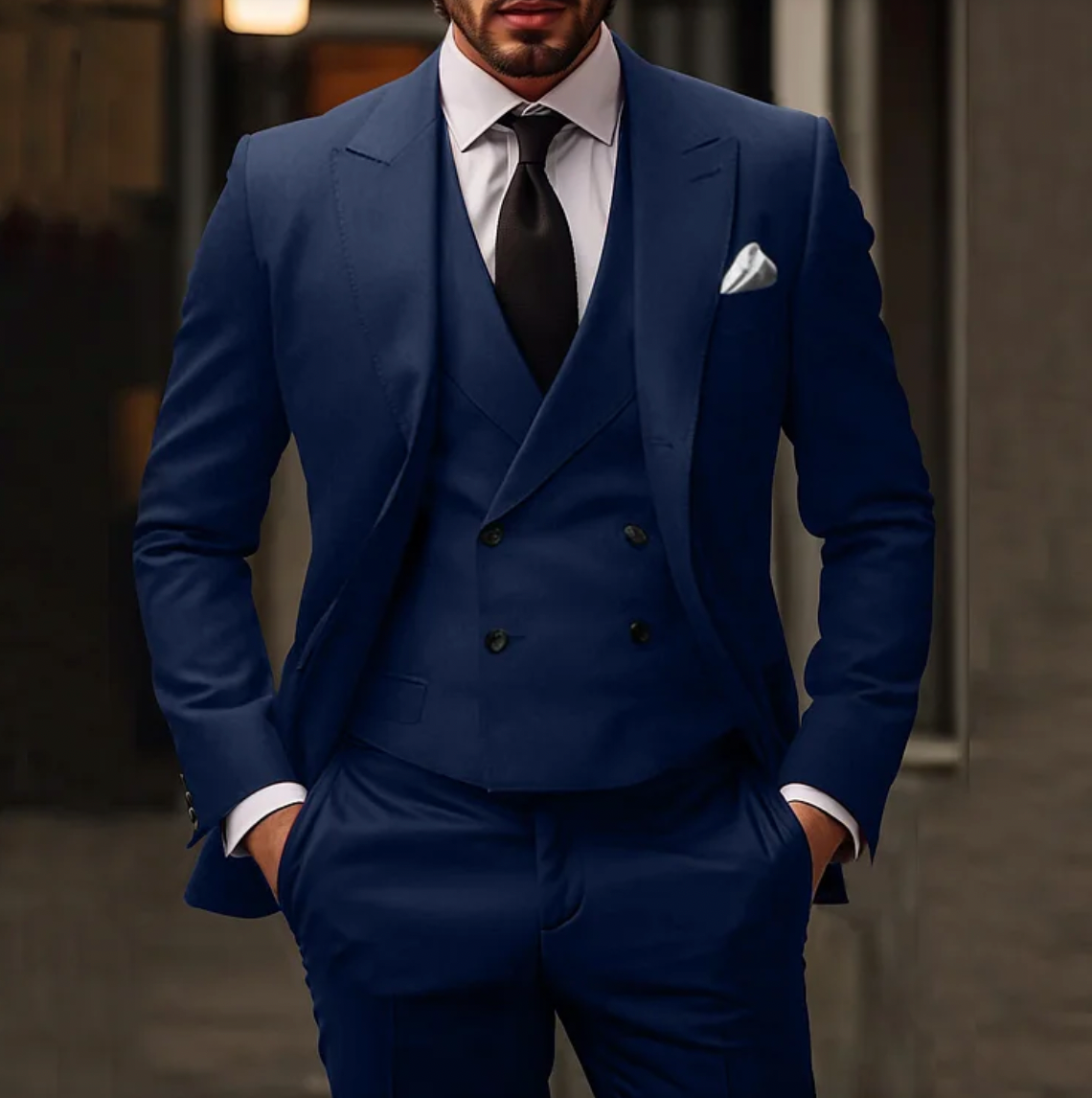 Suit Set – 3 Piece Blazer Vest Pants And Coordinated Look