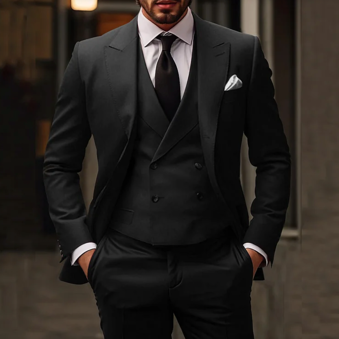 Suit Set – 3 Piece Blazer Vest Pants And Coordinated Look