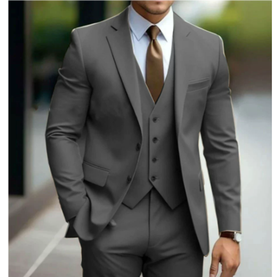 Suit - Soft Shoulder With Structured Lapel And Neat Layering