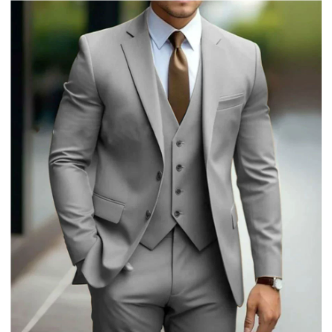 Suit - Soft Shoulder With Structured Lapel And Neat Layering