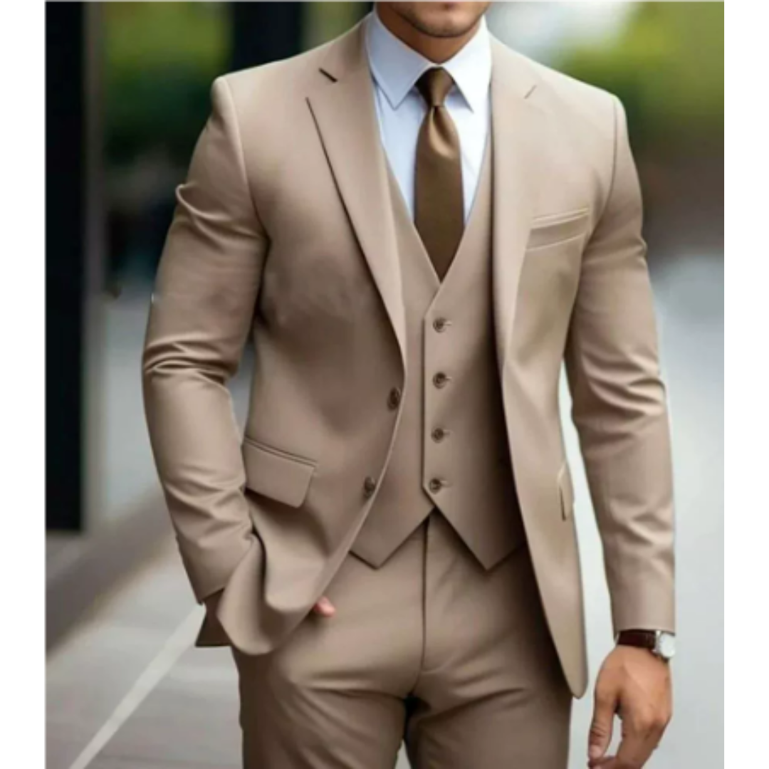 Suit - Soft Shoulder With Structured Lapel And Neat Layering