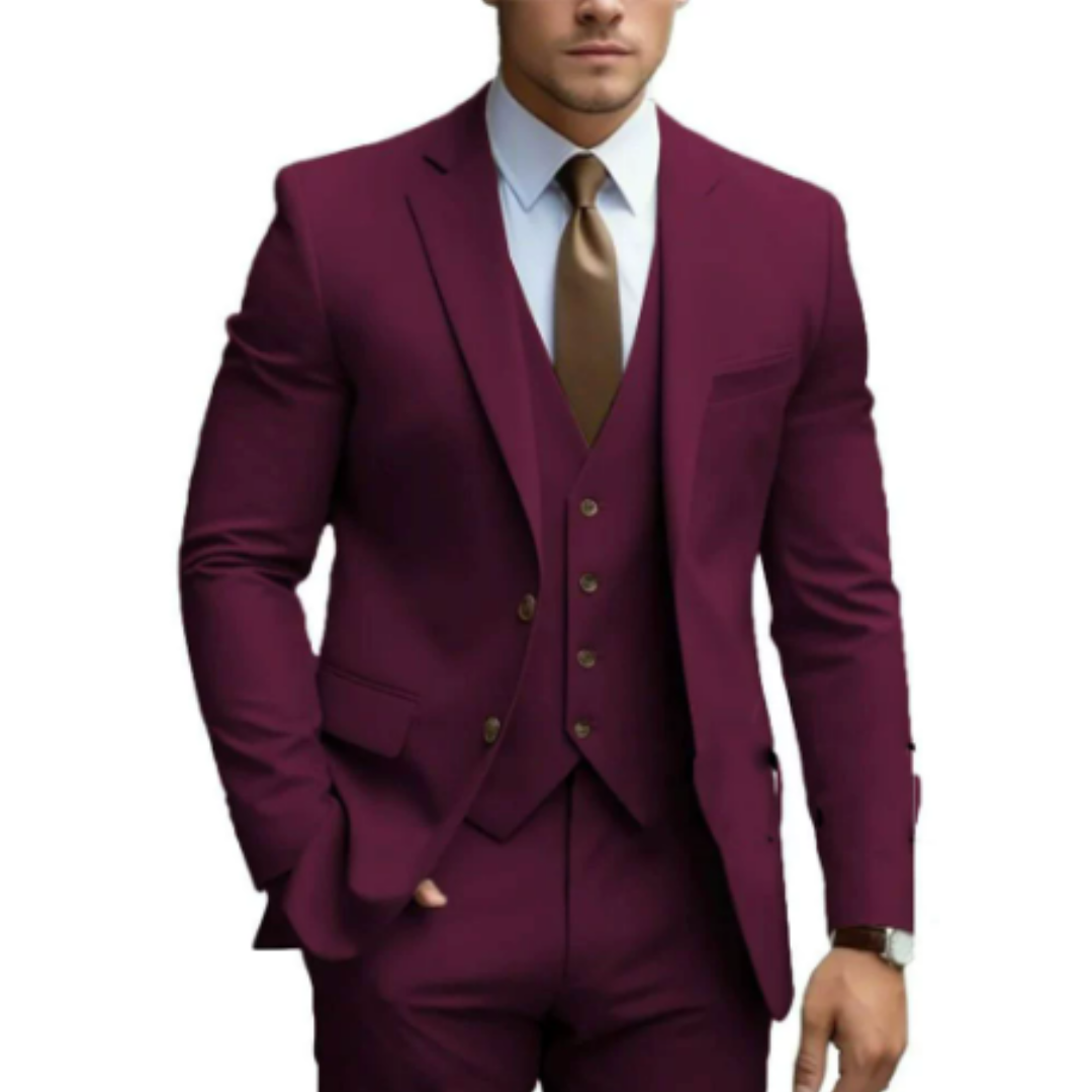 Suit - Soft Shoulder With Structured Lapel And Neat Layering