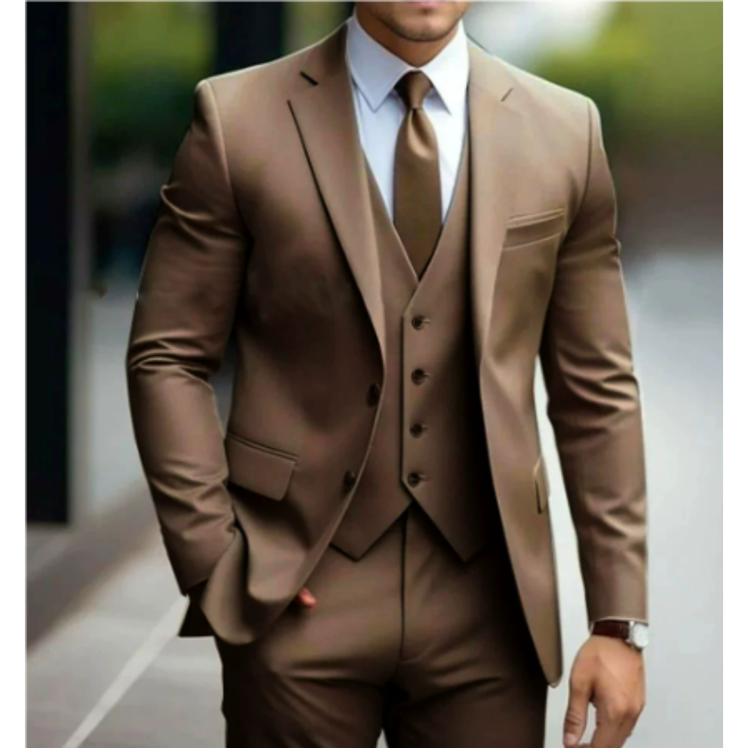 Suit - Soft Shoulder With Structured Lapel And Neat Layering