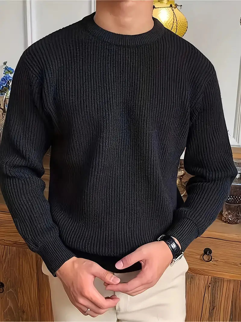 Sweater - Clean Finish & Breathable Soft Blend Relaxed Fit