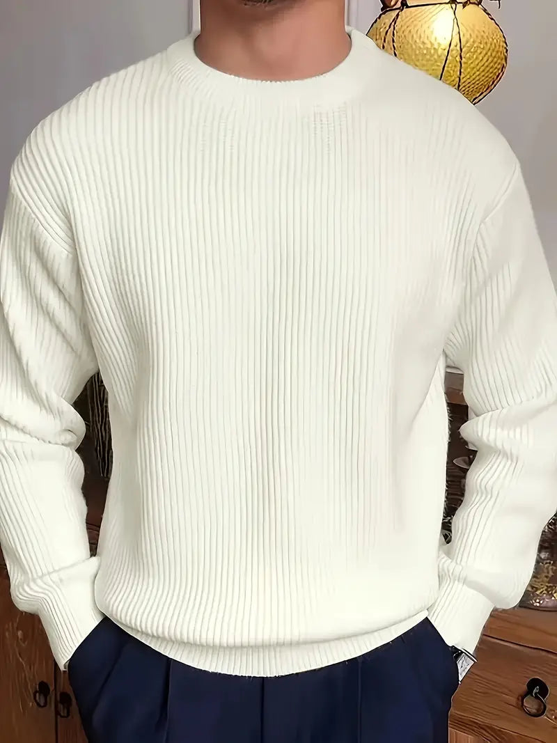 Sweater - Clean Finish & Breathable Soft Blend Relaxed Fit