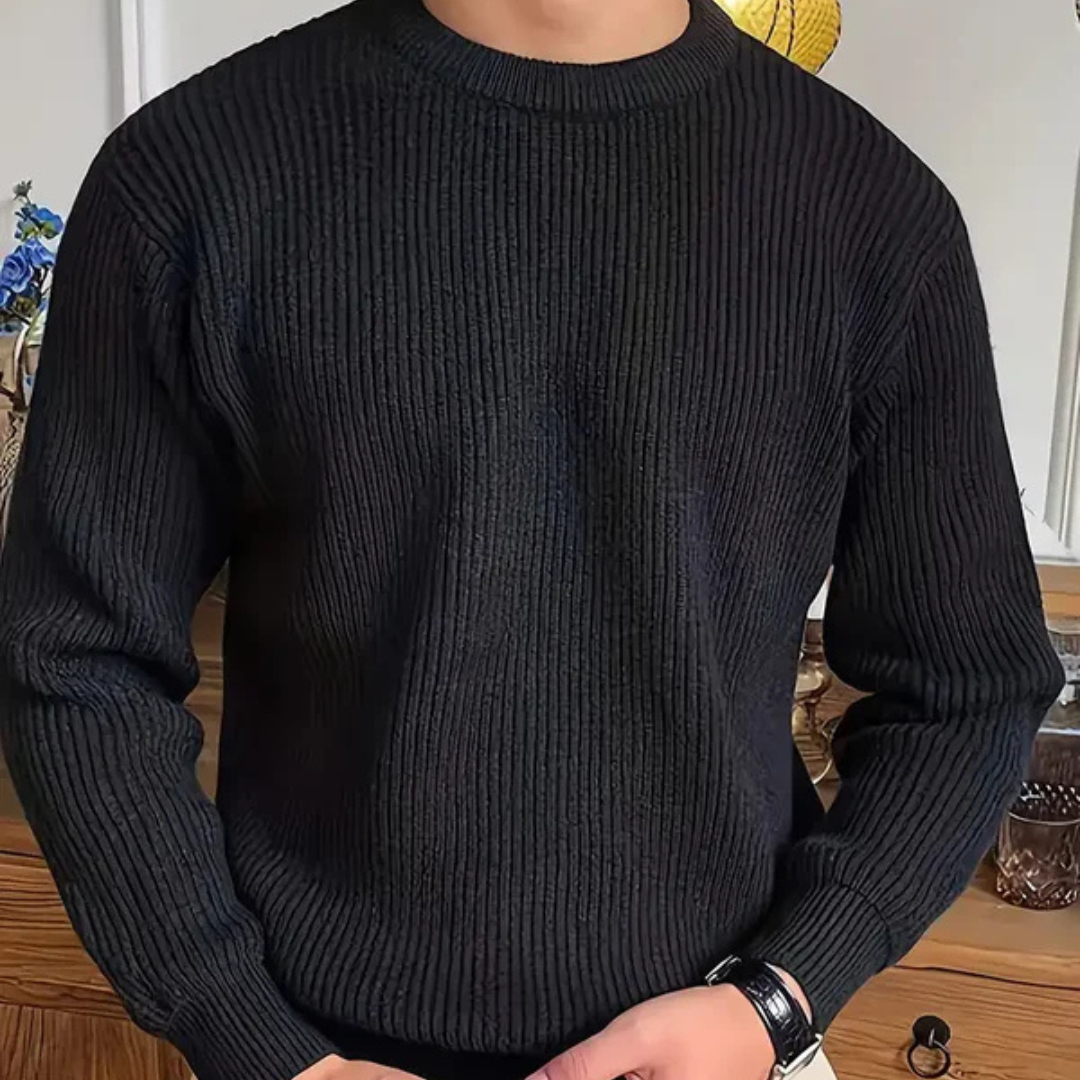 Sweater - Clean Finish & Breathable Soft Blend Relaxed Fit