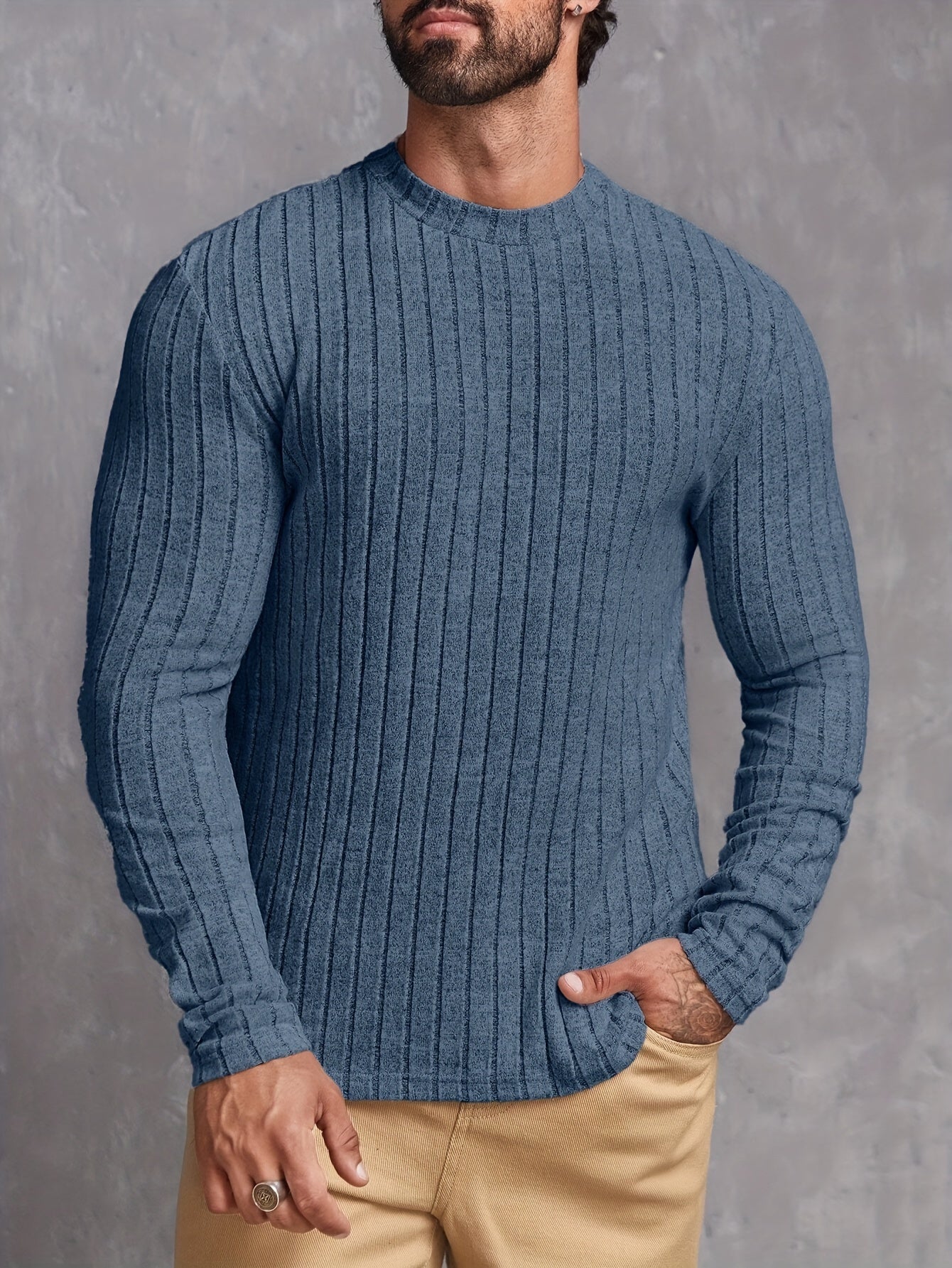 Sweater - Soft Blend Crew Neck & Relaxed Shape For Ease