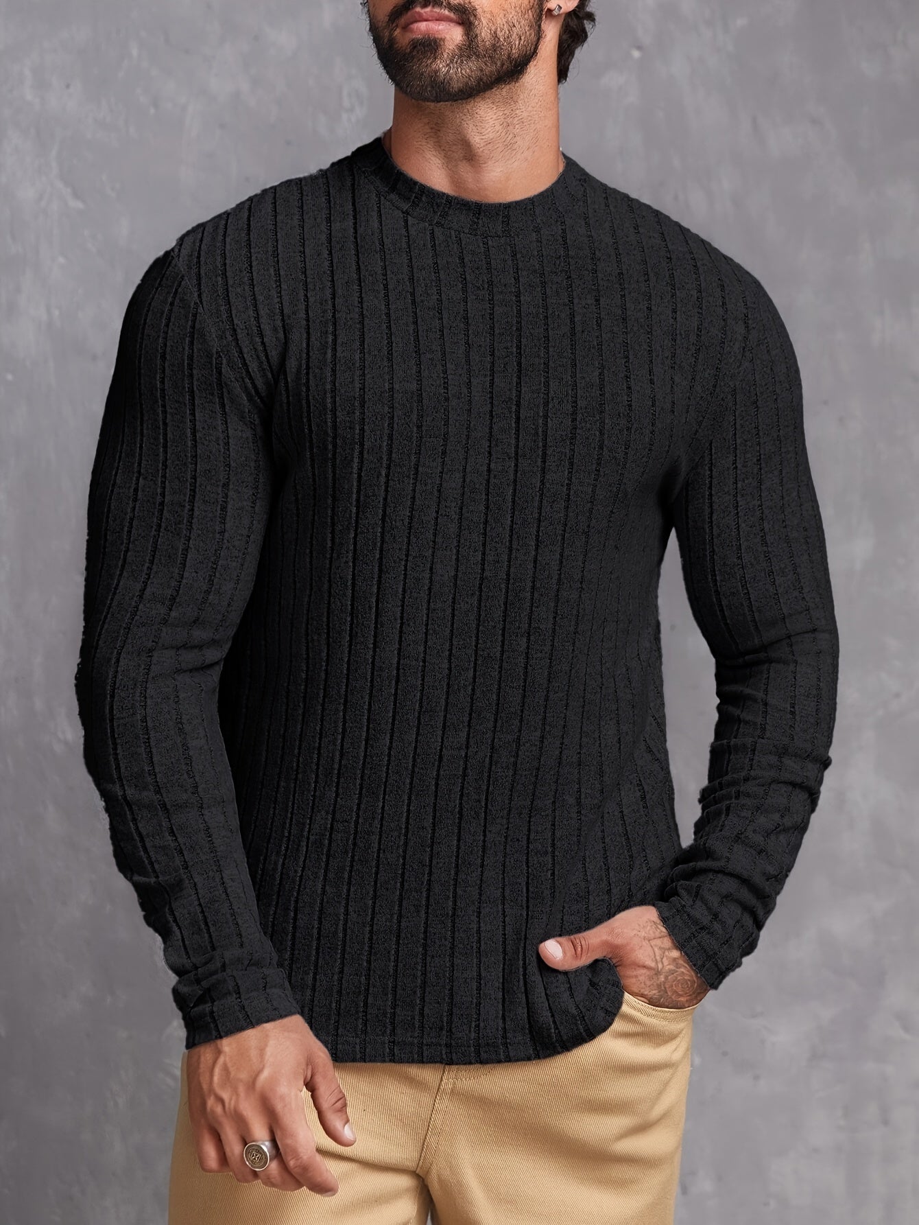 Sweater - Soft Blend Crew Neck & Relaxed Shape For Ease