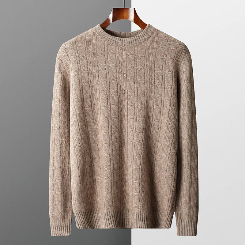 Sweater - Soft-Blend Polo Collar & Insulating Shape
