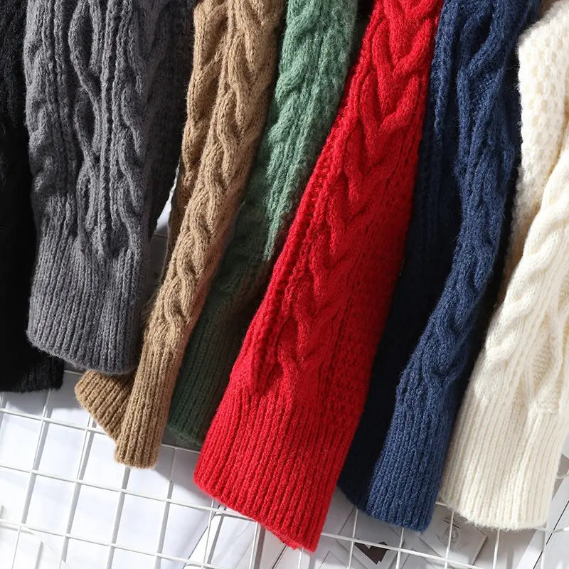 Sweater - Soft Blend Retro Lines & Warm Flexible Shape