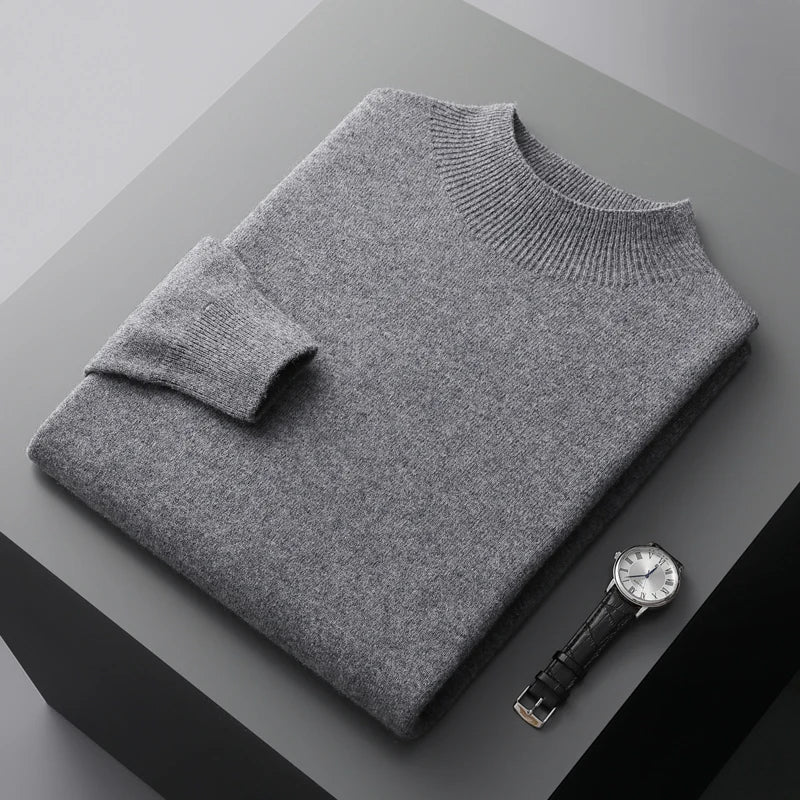 Sweater - Soft Fiber Blend And Simple Lines For Warmth