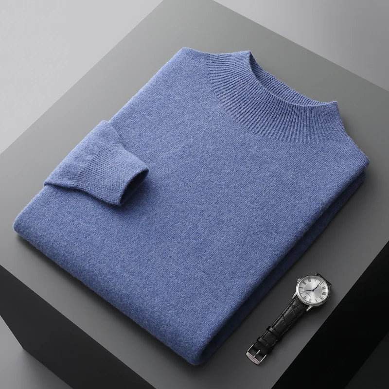 Sweater - Soft Fiber Blend And Simple Lines For Warmth