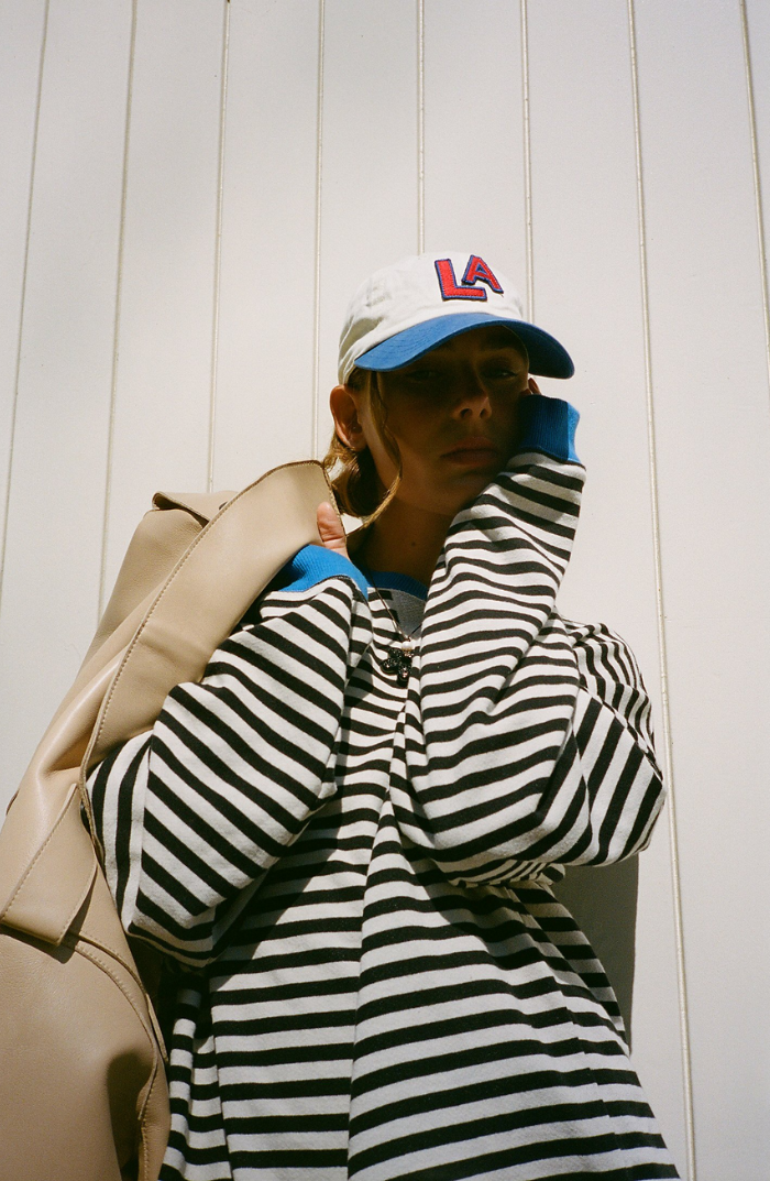 Sweater – Striped Pattern & Breathable Soft Blend Comfort