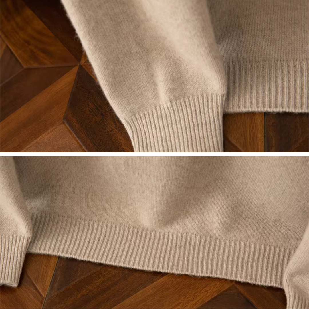 Sweater - Zip Front Knit & Warm Breathable Layering Fit