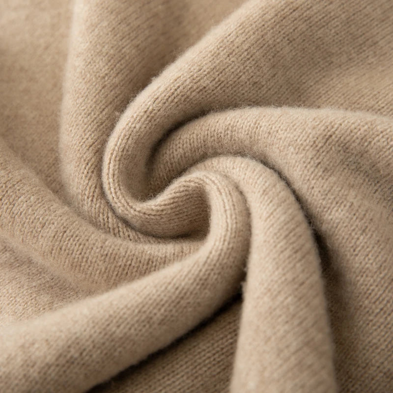 Sweater - Zip Front Knit & Warm Breathable Layering Fit