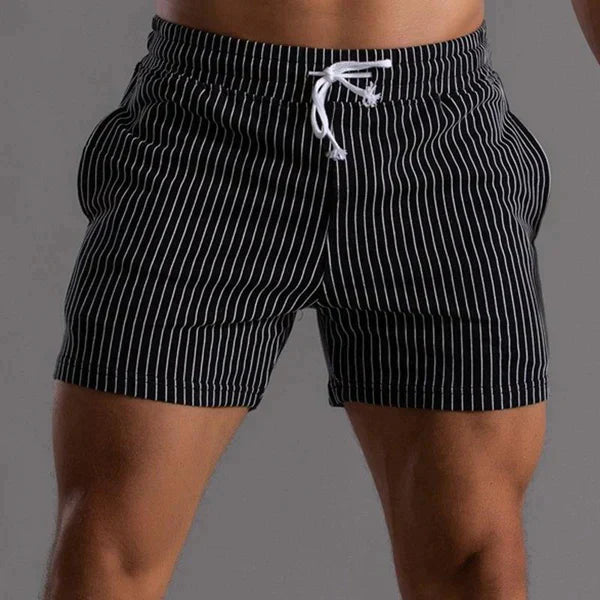 Swim Shorts - Striped Design And Lightweight Movement