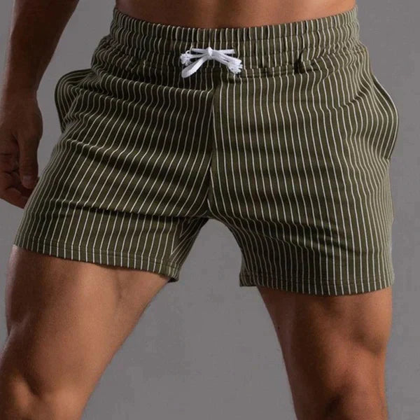 Swim Shorts - Striped Design And Lightweight Movement