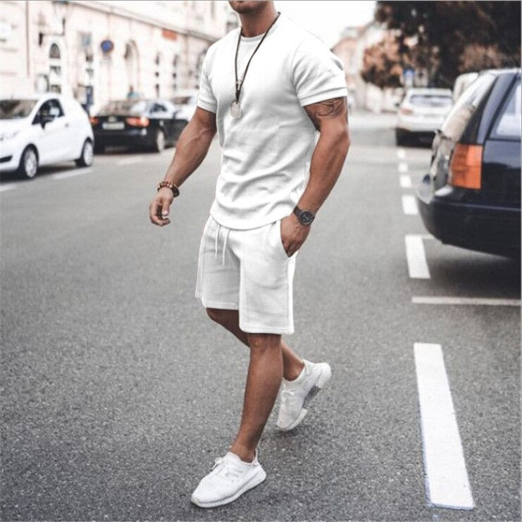 T Shirt And Shorts Set - Lightweight Blend And Easy Move