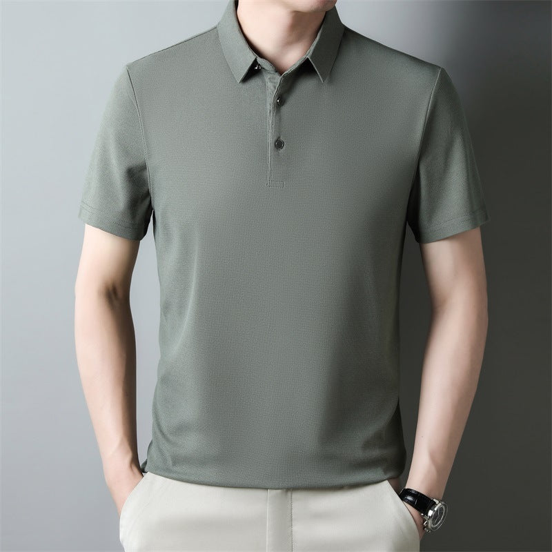 T Shirt - Knit Blend Waffle Texture & Breathable Airflow
