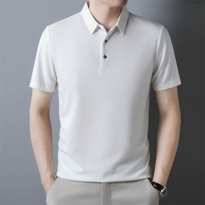 T Shirt - Knit Blend Waffle Texture & Breathable Airflow