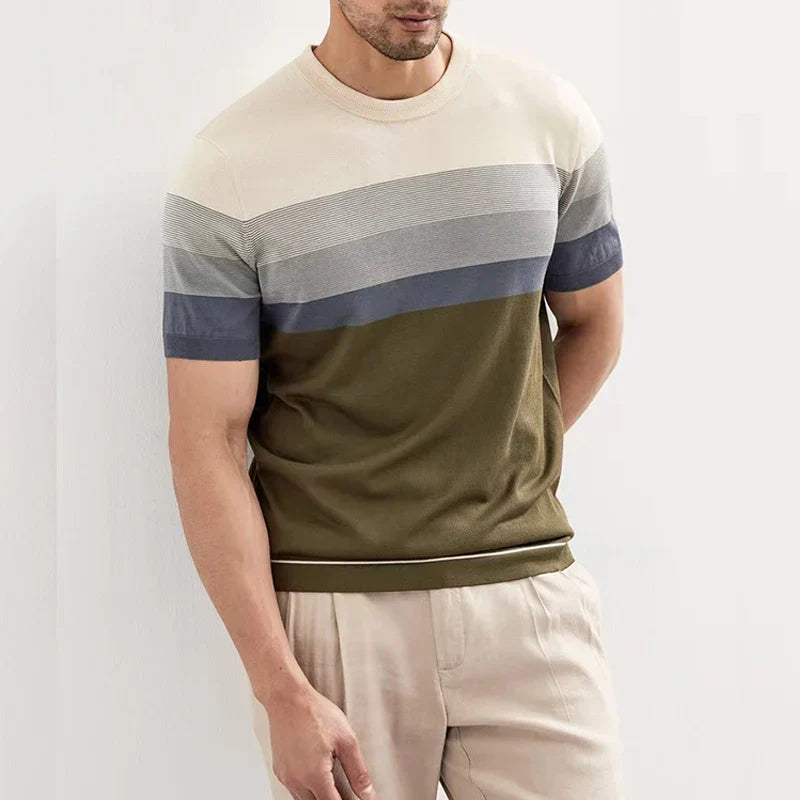 T Shirt - Multi Color Pattern & Breathable Lightweight Feel