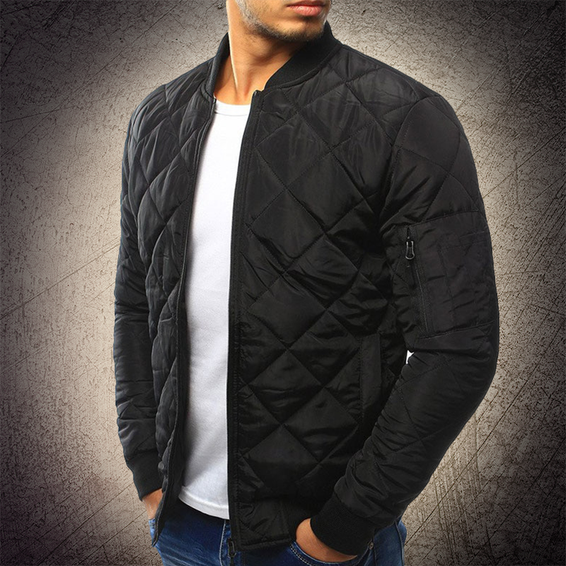 Men's Cotton Bomber Jacket-2