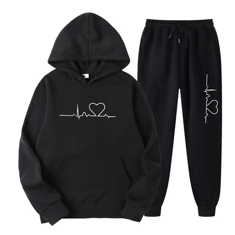 Tracksuit - Polyester Blend Loose Cut And Heat Retention
