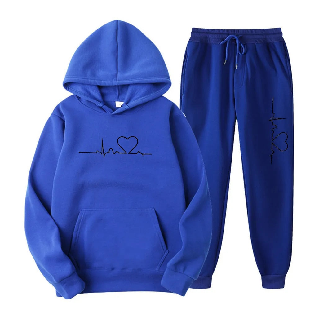 Tracksuit - Polyester Blend Loose Cut And Heat Retention