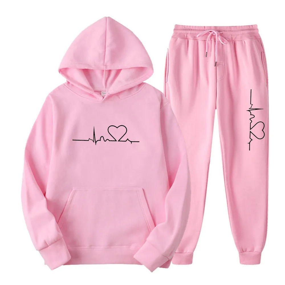 Tracksuit - Polyester Blend Loose Cut And Heat Retention