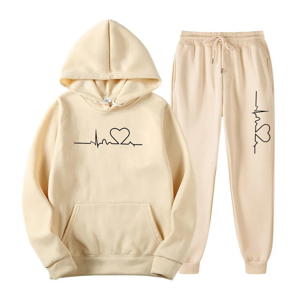 Tracksuit - Polyester Blend Loose Cut And Heat Retention