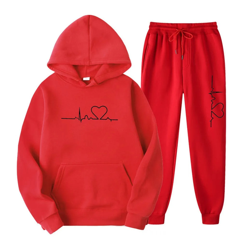 Tracksuit - Polyester Blend Loose Cut And Heat Retention