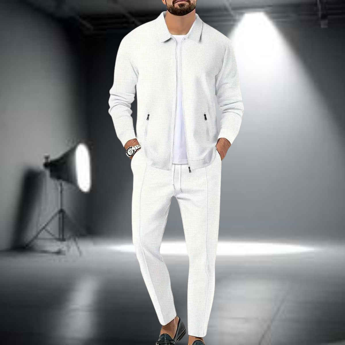 Tracksuit Set - Soft Blend Lightweight Cut & Adjustable Waist